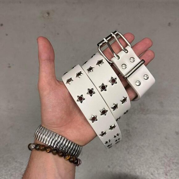 WHITE STAR BELT MENS2 - Picture 3 of 4